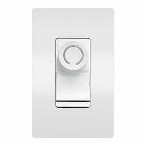 Legrand Wide Slide TradeMaster Series DRCL453PWCCV4 Dimmer, 120 VAC, 450 W, CFL, Incandescent, LED L
