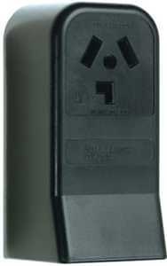 Legrand 388CC6 Straight Blade Power Outlet Receptacle, Surface Mounting, 3-Pole, 125/250 V, 30 A