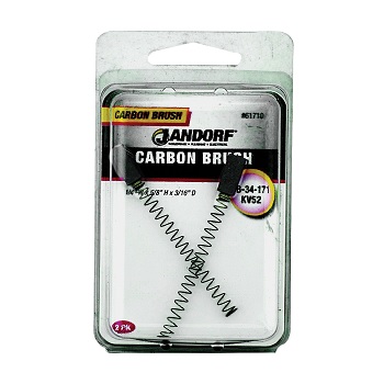 Jandorf 61710 Brush, 3/16 in L x 1/4 in W x 5/8 in H Dimensions