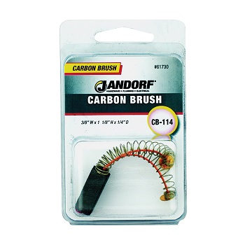 Jandorf 61730 Brush, 1/4 in L x 3/8 in W x 1-1/8 in H Dimensions  