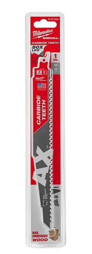 9" 5 TPI The AX SAWZALL w/Carbide Teeth Wood Blade	