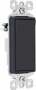 Legrand radiant Series TM870BKCC10 Paddle Switch, 15 A, 120/277 VAC, Push Wire, Side Wire Terminal, 