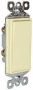 Legrand radiant Series TM870ICC10 Paddle Switch, 15 A, 120/277 VAC, Push Wire, Side Wire Terminal, I