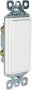 Legrand radiant Series TM870WCC10 Paddle Switch, 15 A, 120/277 VAC, Push Wire, Side Wire Terminal, W