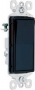 Legrand radiant TM873BKCC10 Rocker Switch, 15 A, 120/277 VAC, Push Wire, Side Wire Terminal, Black