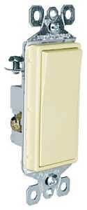 Legrand radiant Series TM873ICC10 Paddle Switch, 15 A, 120/277 VAC, Push Wire, Side Wire Terminal, I