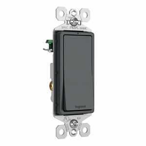 Legrand radiant Series TM870GCC10 Rocker Switch, 15 A, 120/277 V, Push Wire, Side Wire Terminal, Gra