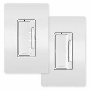Legrand radiant Series WNREZK50WH Dimmer Kit, 15 A, 120 V, 700 W, Incandescent, Halogen Lamp, 3-Way,