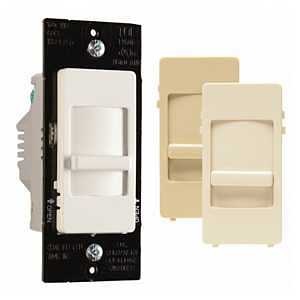 Legrand WSCL450TCCCV4 Dimmer, 120 VAC, 700 W, CFL, Incandescent, LED Lamp, Ivory/Light Almond/White