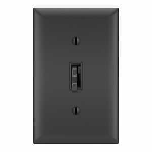Legrand TradeMaster Series TSDCL303PBKCCV Toggle Slide Dimmer, 2.5 A, 120 V, 700 W, CFL, Incandescen