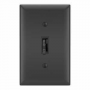 Legrand TradeMaster Series TSDCL303PBKCCV Toggle Slide Dimmer, 2.5 A, 120 V, 700 W, CFL, Incandescen