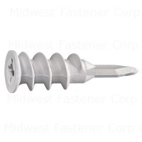 No. 8 Plastic TorqueMaster Plastic Drywall Anchor