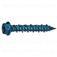 3/16 x 1-1/4 TorqueMaster Star Hex Masonry Screws