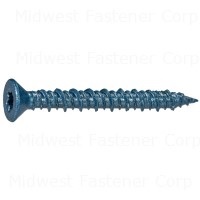 3/16 x 1-3/4 TorqueMaster Star Flat Masonry Screws