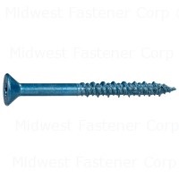 3/16 x 2-3/4 TorqueMaster Star Flat Masonry Screws