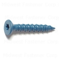 1/4 x 1-3/4 TorqueMaster Star Flat Masonry Screws