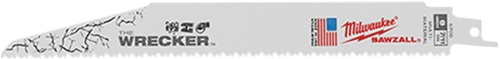 9" 7/11 TPI The WRECKER SAWZALL Multi-Material Blades Singles
