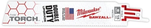 6" 14 TPI TORCH SAWZALL Metal Demolition Blade Singles