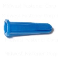No. 10 to 12 x 1 Plastic Conical Plastic Anchors