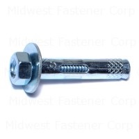 3/8" x 1-7/8" Zinc Plated Steel Hex Nut Sleeve Anchors