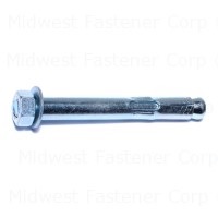3/8" x 3" Zinc Plated Steel Hex Nut Sleeve Anchors
