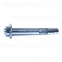 1/2" x 4" Zinc Plated Steel Hex Nut Sleeve Anchors