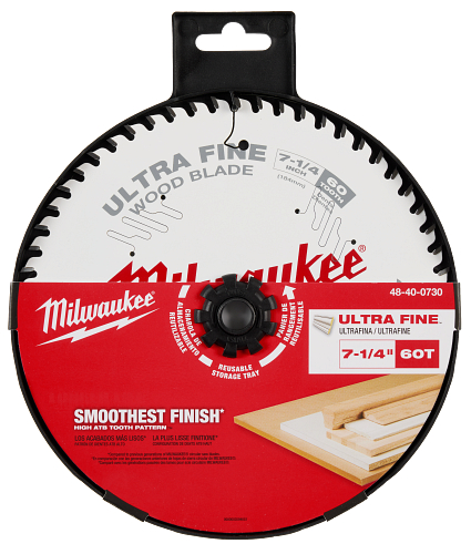 7-1/4" 60T Ultra Fine Finish Circular Saw Blade