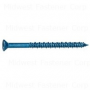 1/4 x 3-3/4 Blue Ruspert TorqueMaster Star Flat Masonry Screws