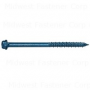 1/4 x 3-3/4 Blue Ruspert TorqueMaster Star Hex Masonry Screws