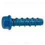 3/8" x 2-1/2" Blue Coated Steel Hex Washer Head TorqueMaster Concrete Screws