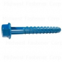 1/2" x 4" Blue Coated Steel Hex Washer Head TorqueMaster Concrete Screws