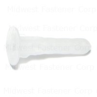 3/16" x 1" Poly-propylene Plastic Alligator Wall Anchors  