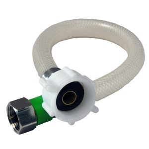 Texas Fine Flare Flexible Poly Toilet Supply Line . Used To Connect Water Supply Valve To Ballcock, 