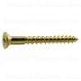 #6 x 1-1/4" Brass Phillips Flat Head Wood Screws