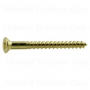 #6 x 1-1/2" Brass Phillips Flat Head Wood Screws