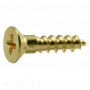 #8 x 3/4" Brass Phillips Flat Head Wood Screws