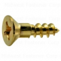 #10 x 3/4" Brass Phillips Flat Head Wood Screws