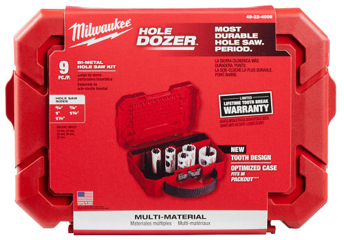 HOLE DOZER General-Purpose Hole Saw Set 9pc