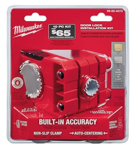 HOLE DOZER Door Lock Installation Hole Saw Kit