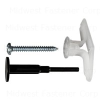 3/8" - 1/2" x 1.8" Plastic Toggles & Screws