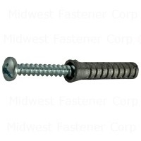 10-14 x 1-1/2 Lead Anchors With Screws