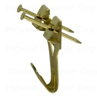 40 lb Deluxe HangMaster Picture Hangers Brass