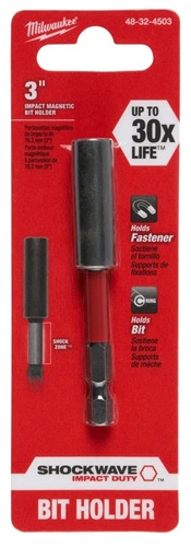 SHOCKWAVE Impact Duty 3" Magnetic Bit Holder
