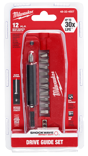 SHOCKWAVE Impact Magnetic Drive Guide Set 12pc