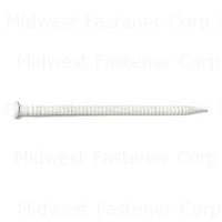1-5/8" White Painted Steel Panel Flat Head Nails