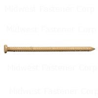 	1-5/8" Cherry Wood Brown Painted Steel Panel Flat Head Nails