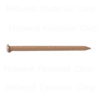 	1-5/8" Oak Brown Painted Steel Panel Flat Head Nails