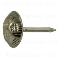 17 gauge x 1/2" Nickel Plated Steel Upholstery Nails