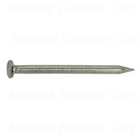 16 x 1" Steel Wire Flat Head Nails