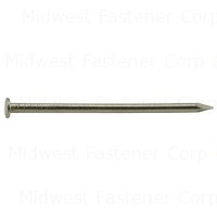 17 x 1-1/4" 18-8 Stainless Steel Wire Flat Head Nails